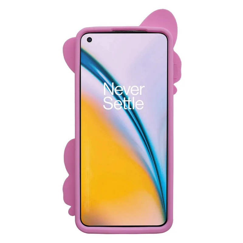 3D Vibrant Butterfly Silicone Phone Case For OnePlus Nord 2 5G