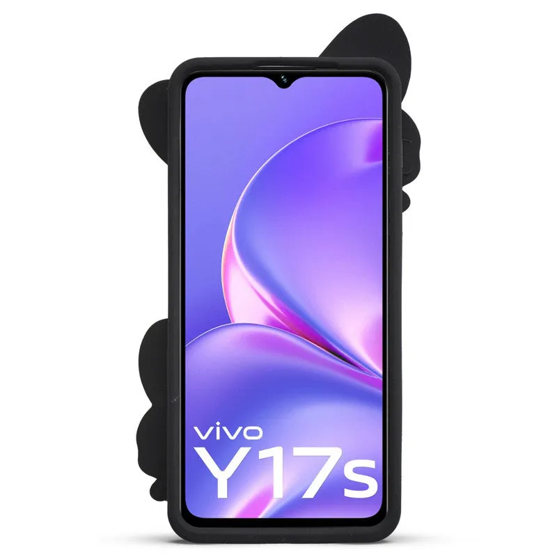 3D Vibrant Butterfly Silicone Phone Case For Vivo Y17s