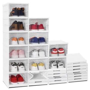 5 Layer Door Foldable Shoe Rack With Dustproof Stand