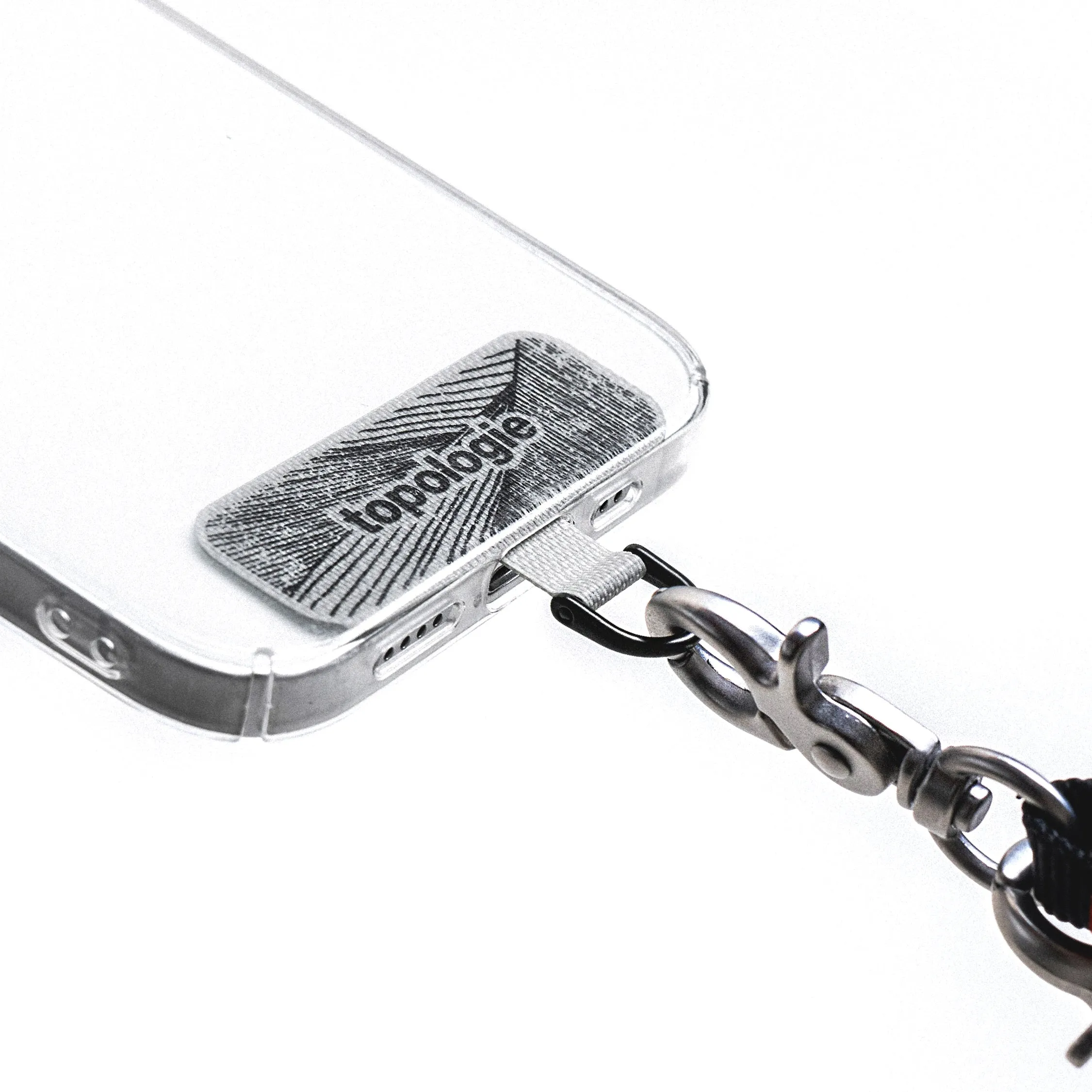 6.0mm Rope / Sage Reflective   Phone Strap Adapter