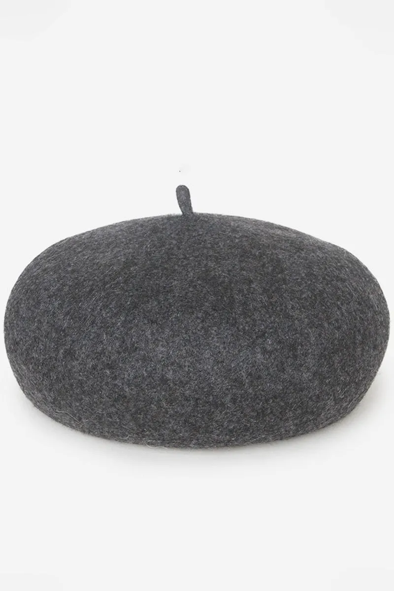 ADJUSTABLE SOLID MINIMALIST BERET HAT