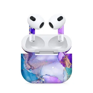 Airpods 3 Violet Galaxy Skin