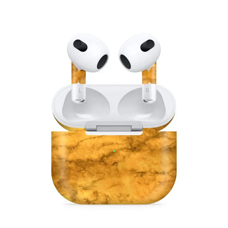 Airpods 3 WaterPaint Yellow Skin