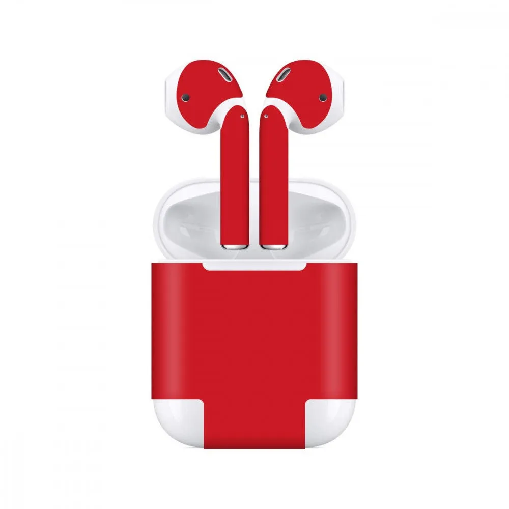 Airpods Matte Red Skin