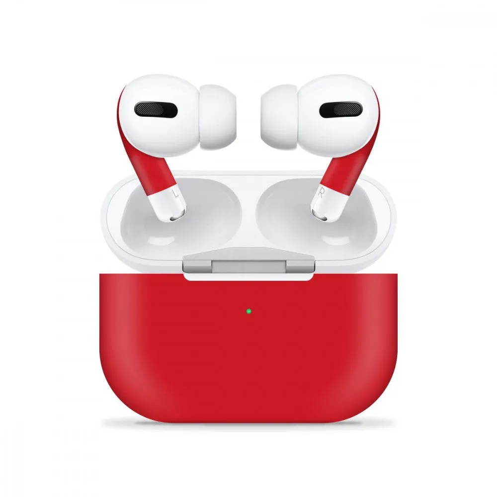 Airpods Pro Matte Red Skin