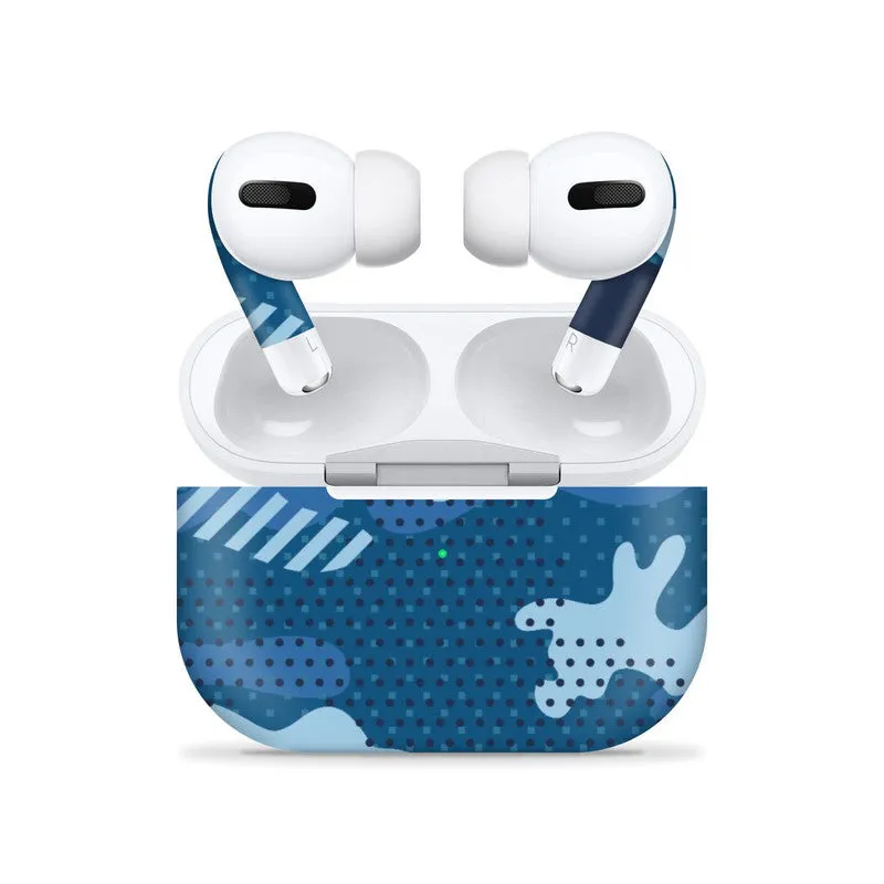 Airpods Pro Military Blue Skin