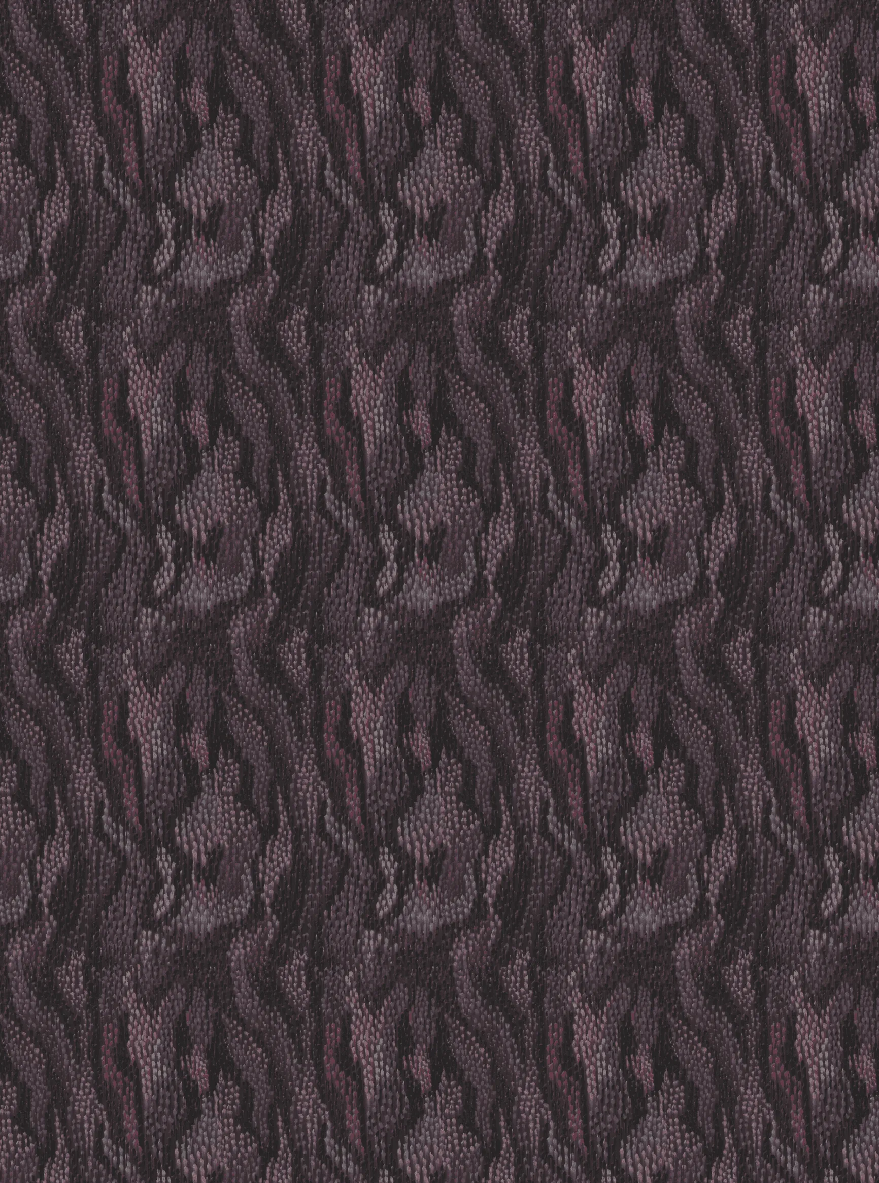 Alex Wallpaper in Plum Wine