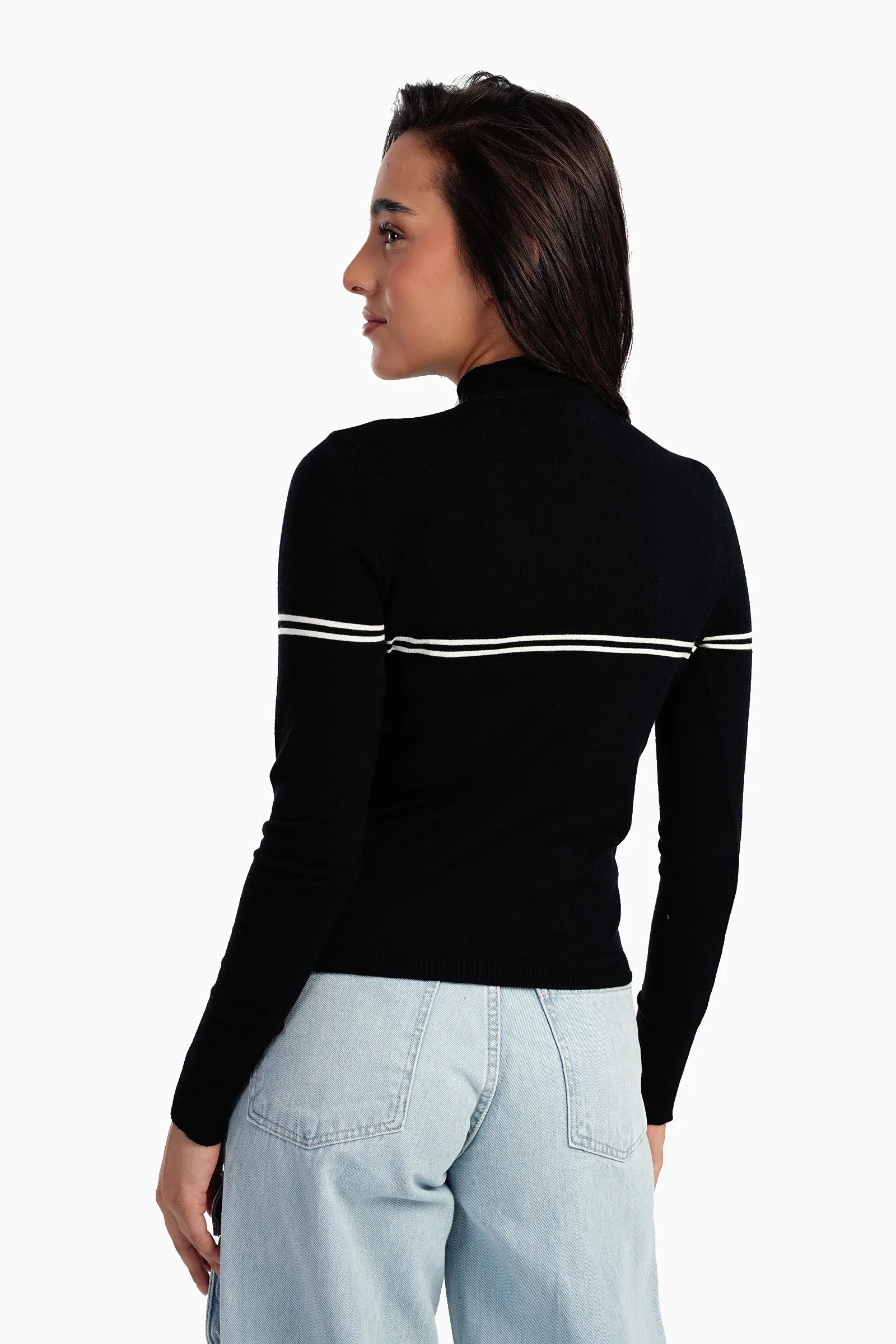 Asymmetrical Slim Fit Pullover