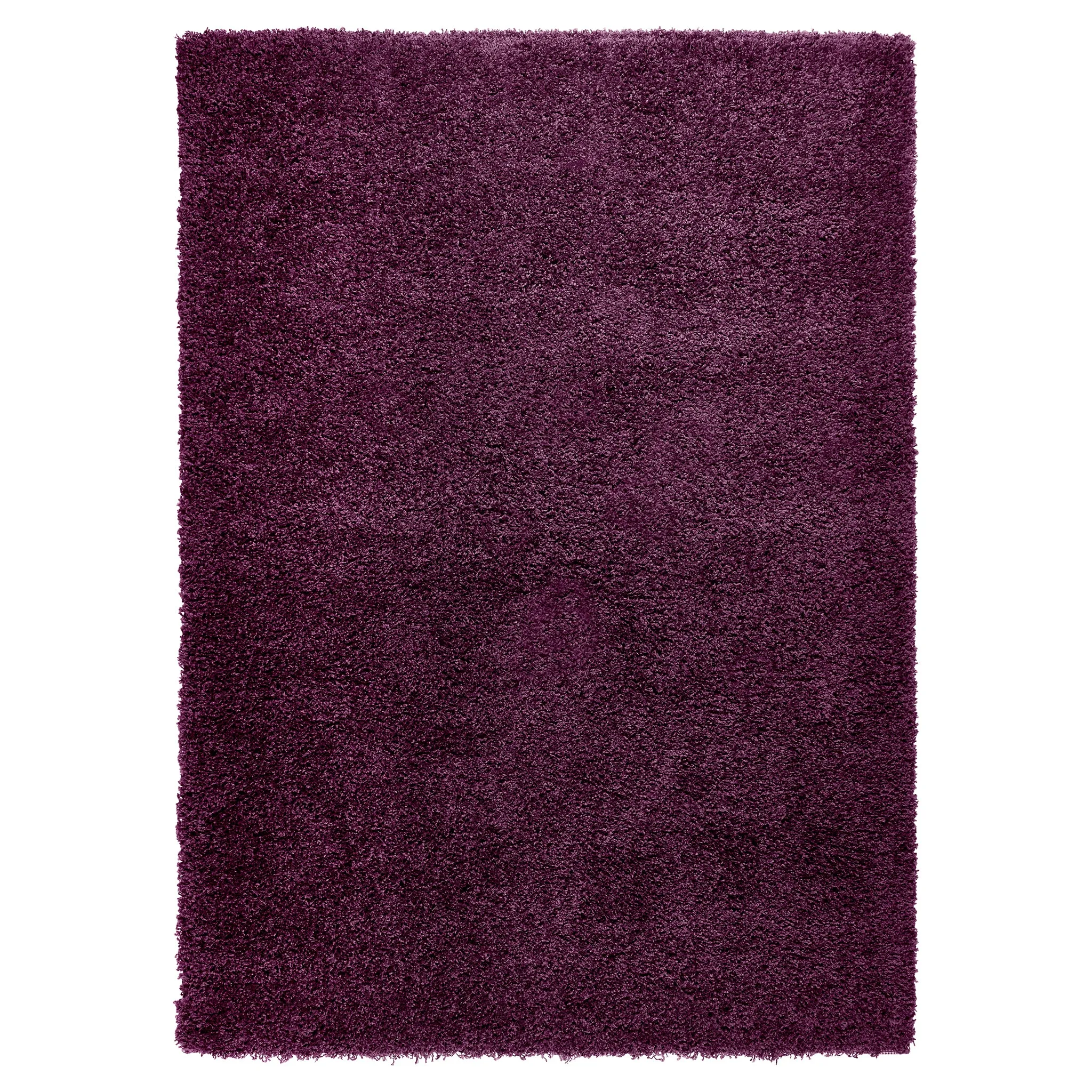 Aubergine Thick Shaggy Rug - California