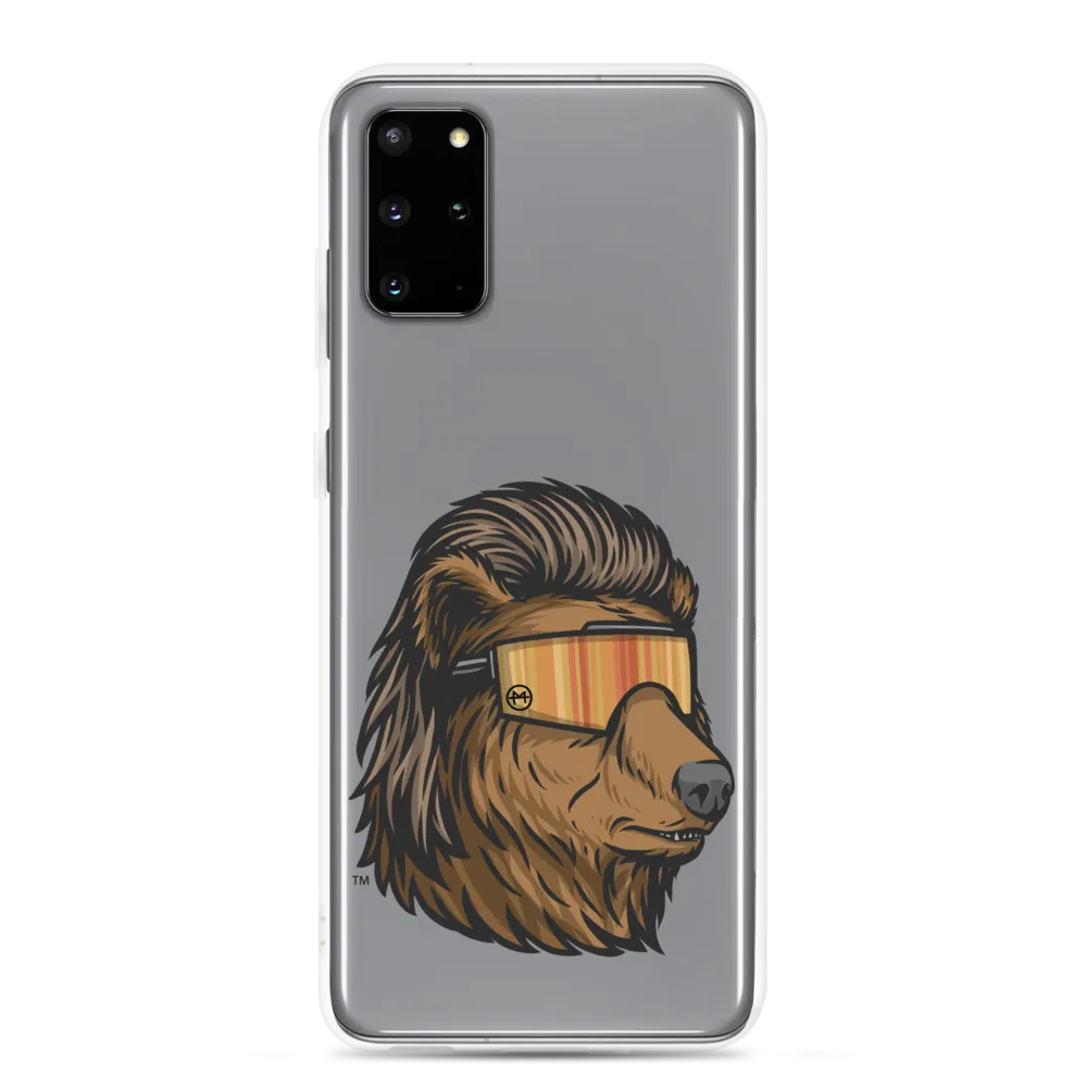 Bear Mullet Samsung Case - Clear