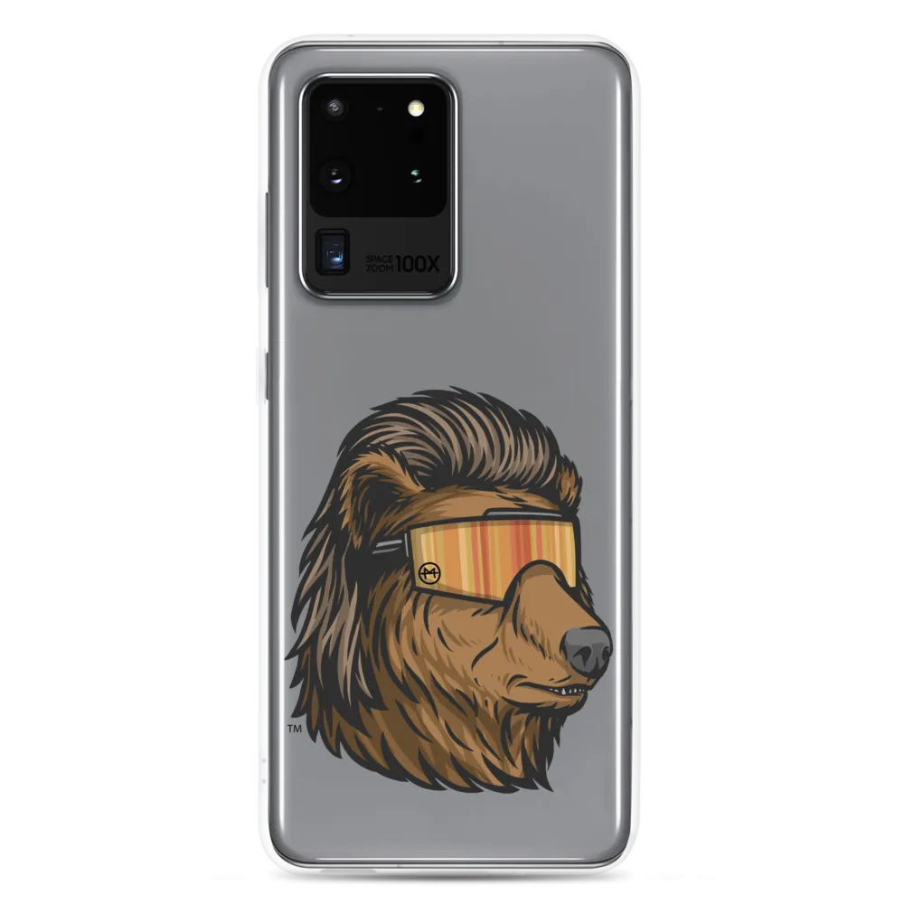 Bear Mullet Samsung Case - Clear