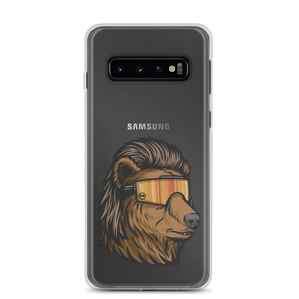 Bear Mullet Samsung Case - Clear