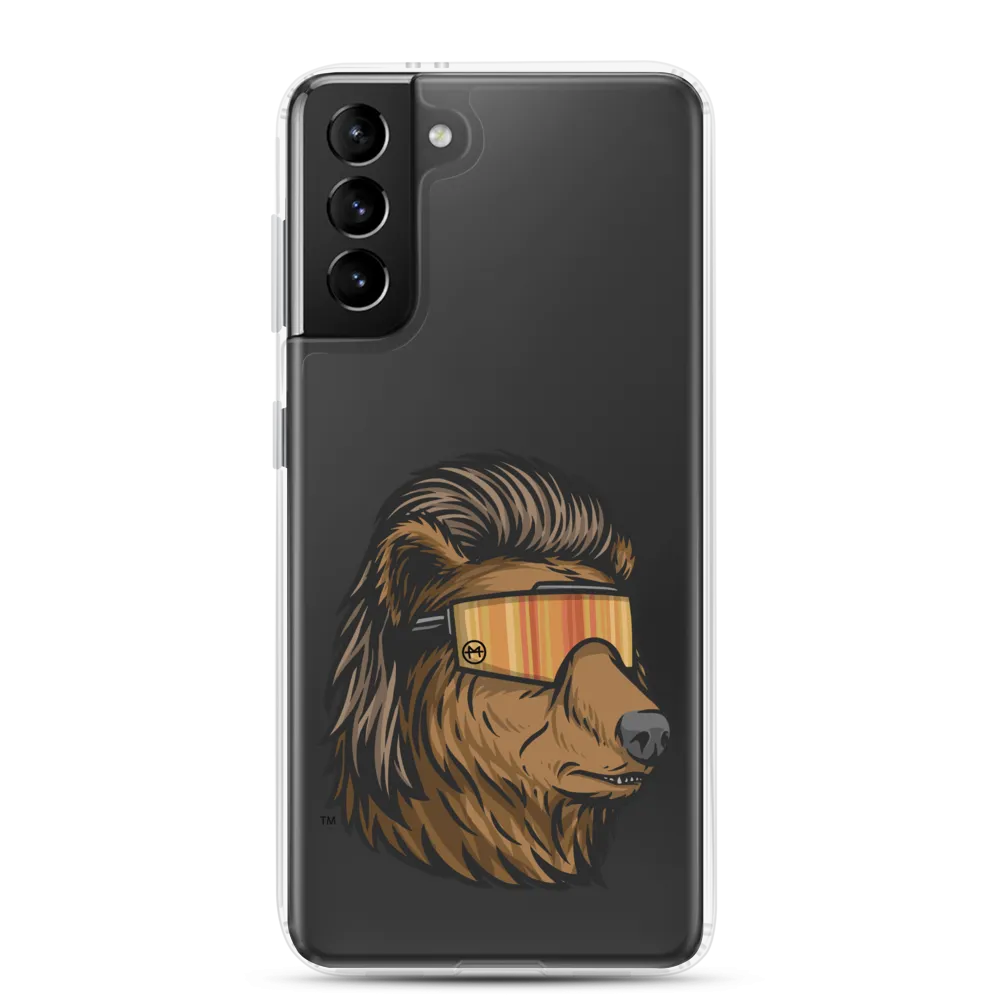 Bear Mullet Samsung Case - Clear