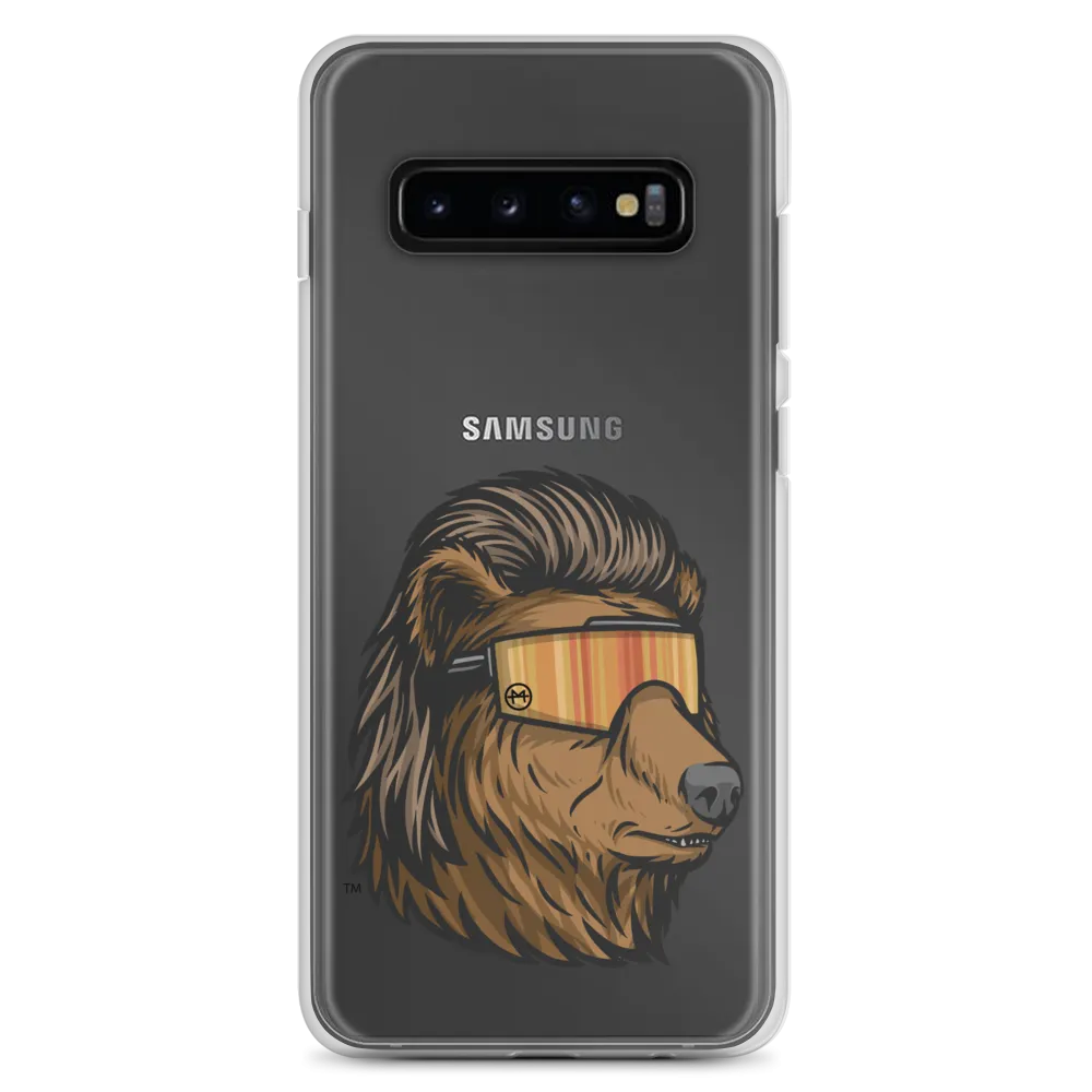 Bear Mullet Samsung Case - Clear