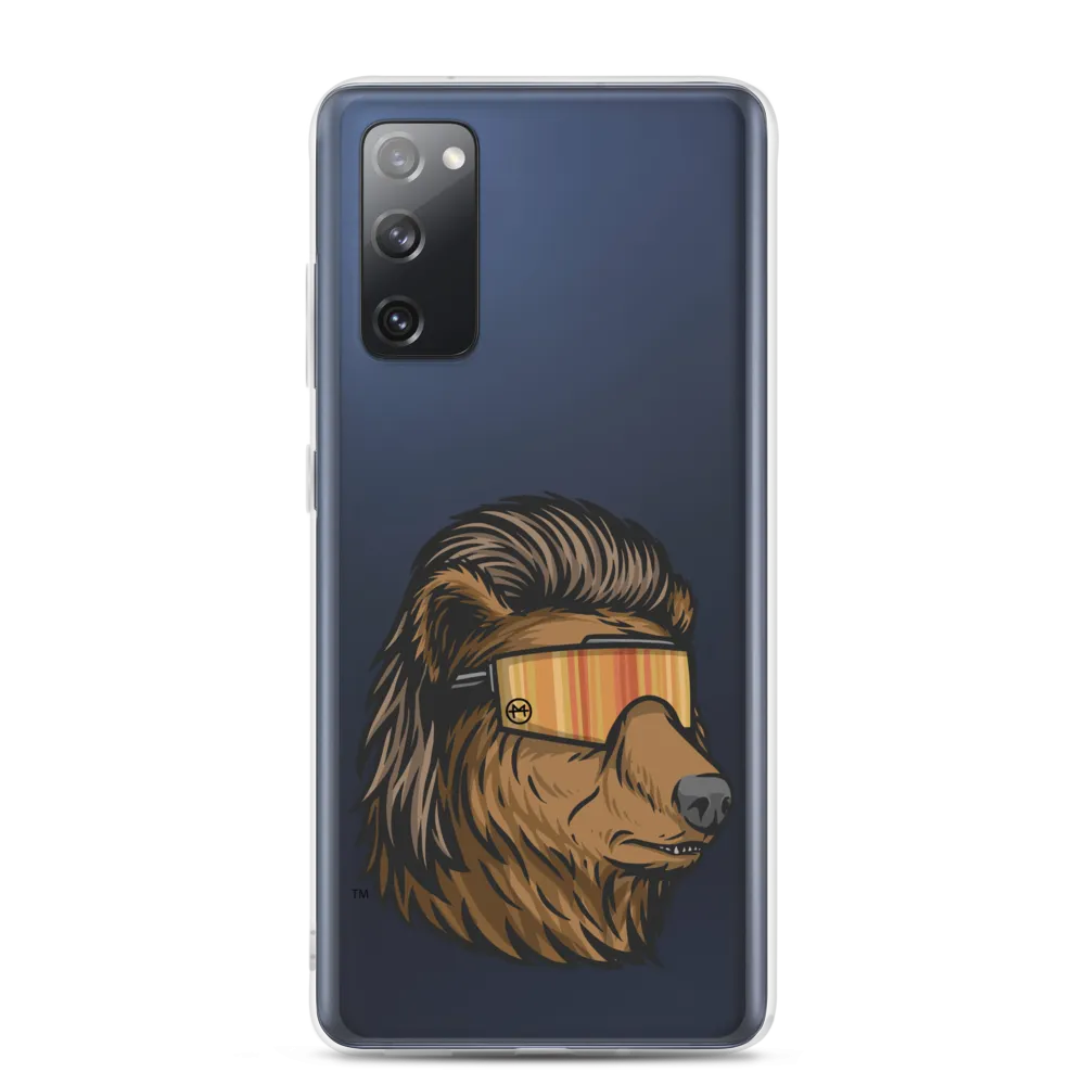 Bear Mullet Samsung Case - Clear