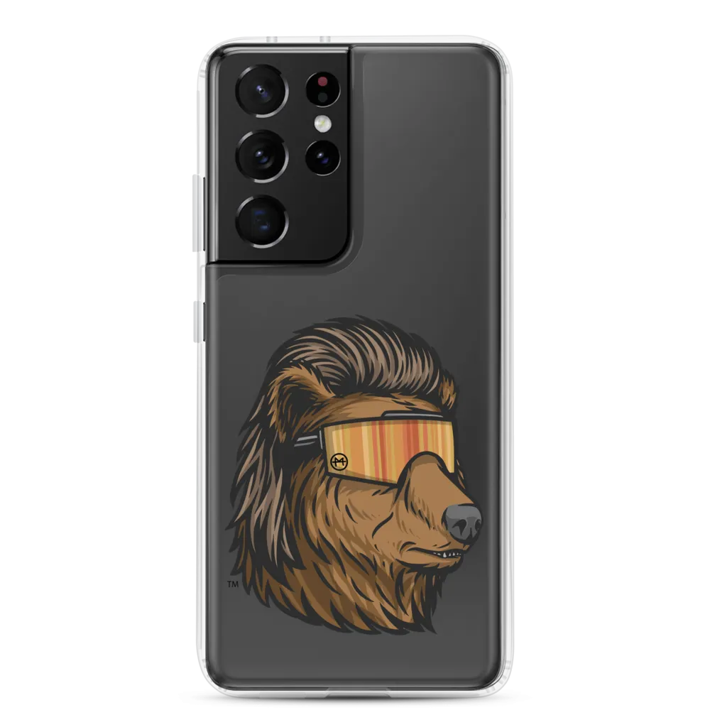 Bear Mullet Samsung Case - Clear