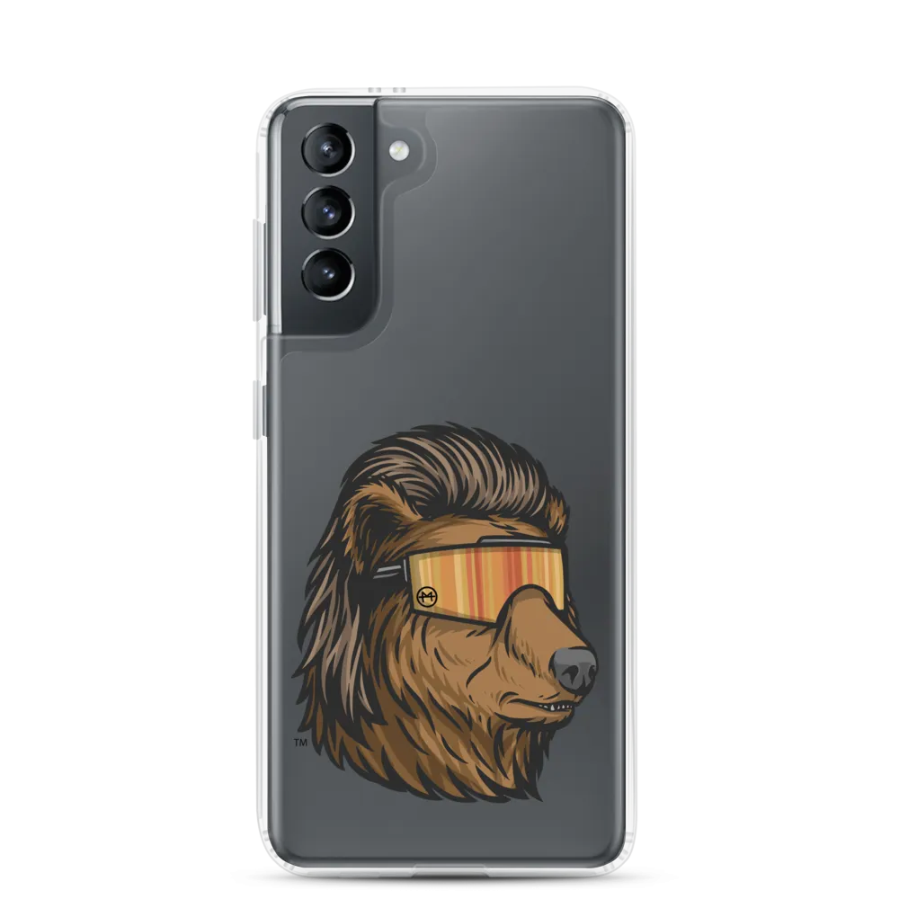 Bear Mullet Samsung Case - Clear