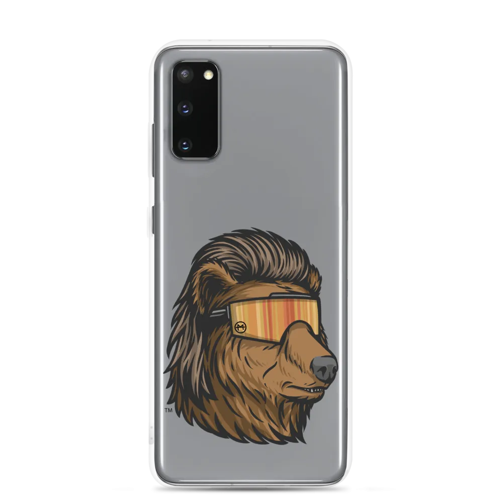 Bear Mullet Samsung Case - Clear