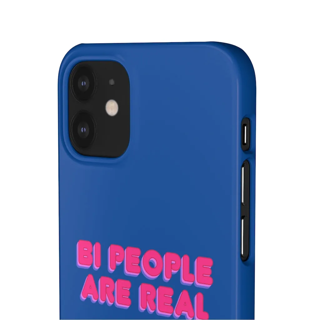 Bi People Are Real Phone Case for Apple & Samsung