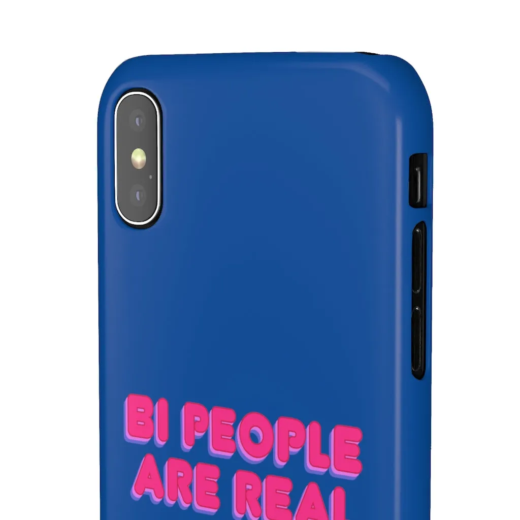 Bi People Are Real Phone Case for Apple & Samsung