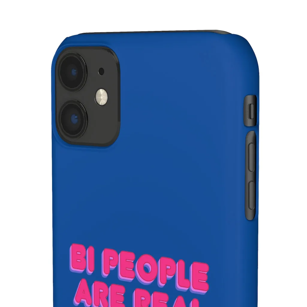 Bi People Are Real Phone Case for Apple & Samsung