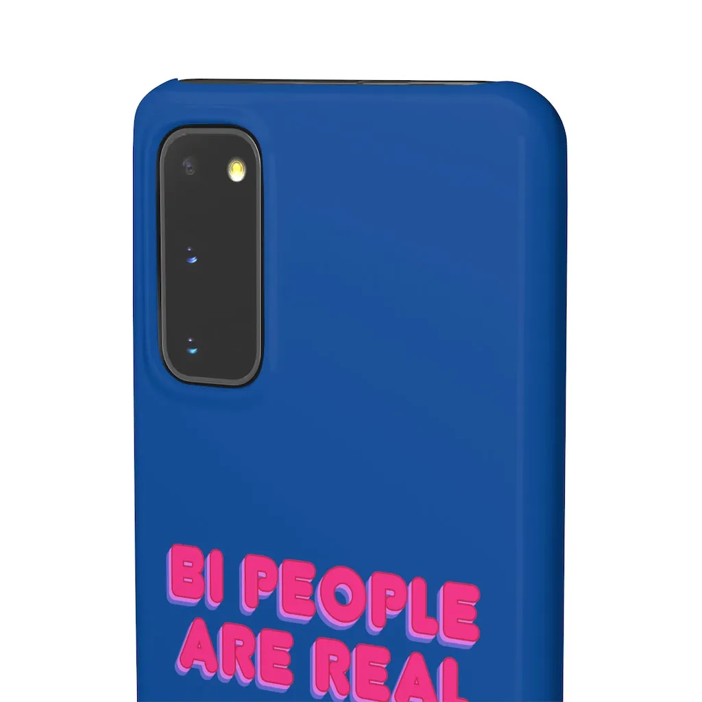 Bi People Are Real Phone Case for Apple & Samsung