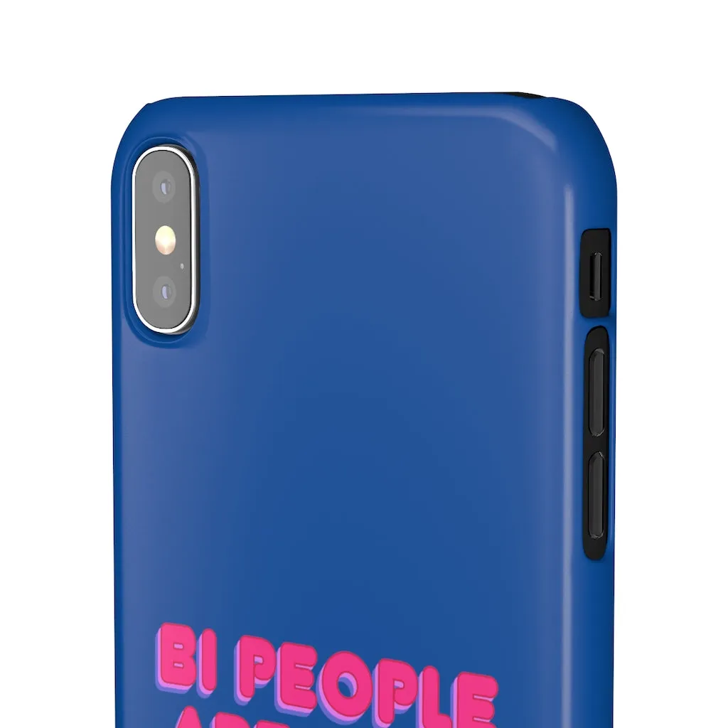 Bi People Are Real Phone Case for Apple & Samsung