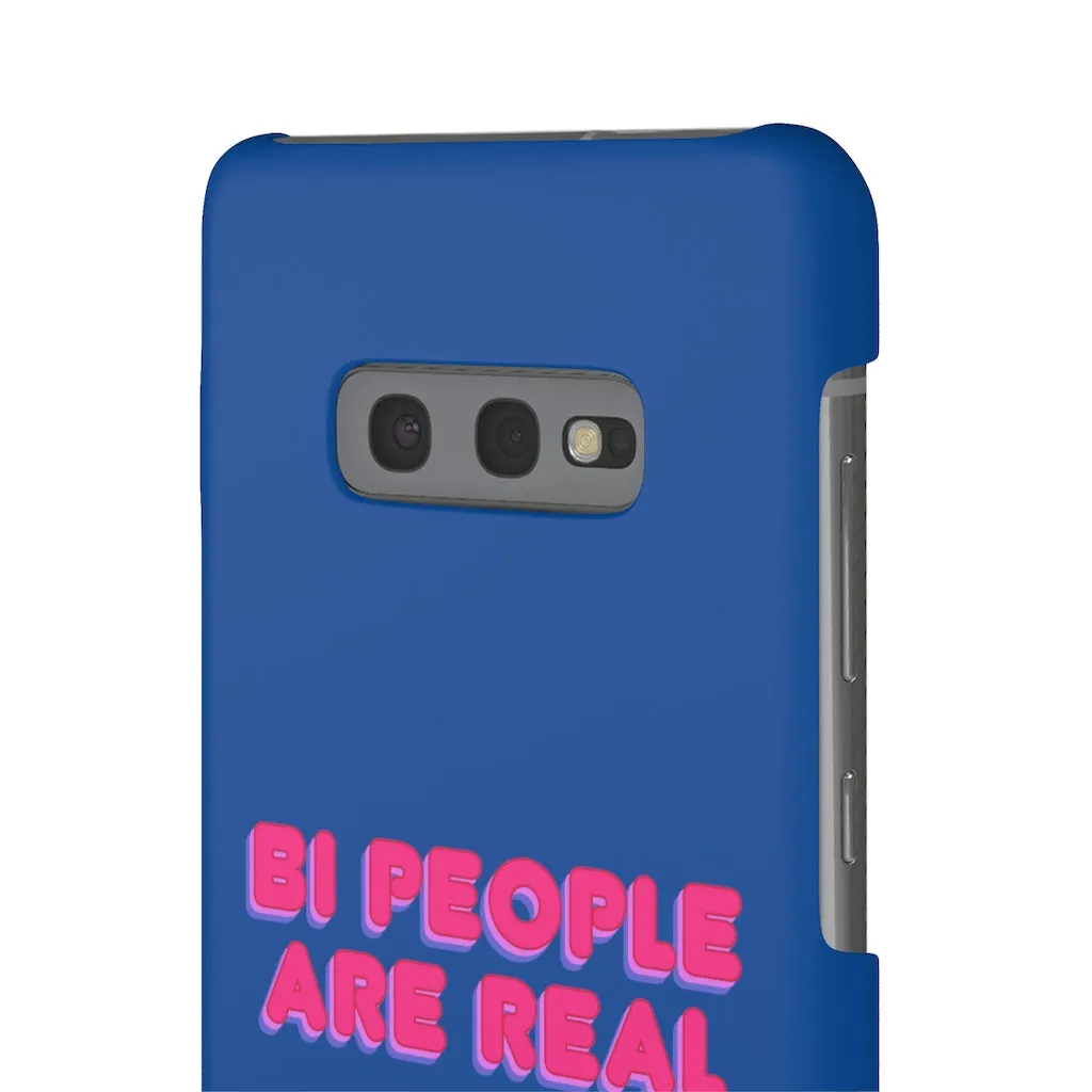 Bi People Are Real Phone Case for Apple & Samsung