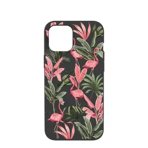 Black Flamingo Party iPhone 12 Pro Max Case