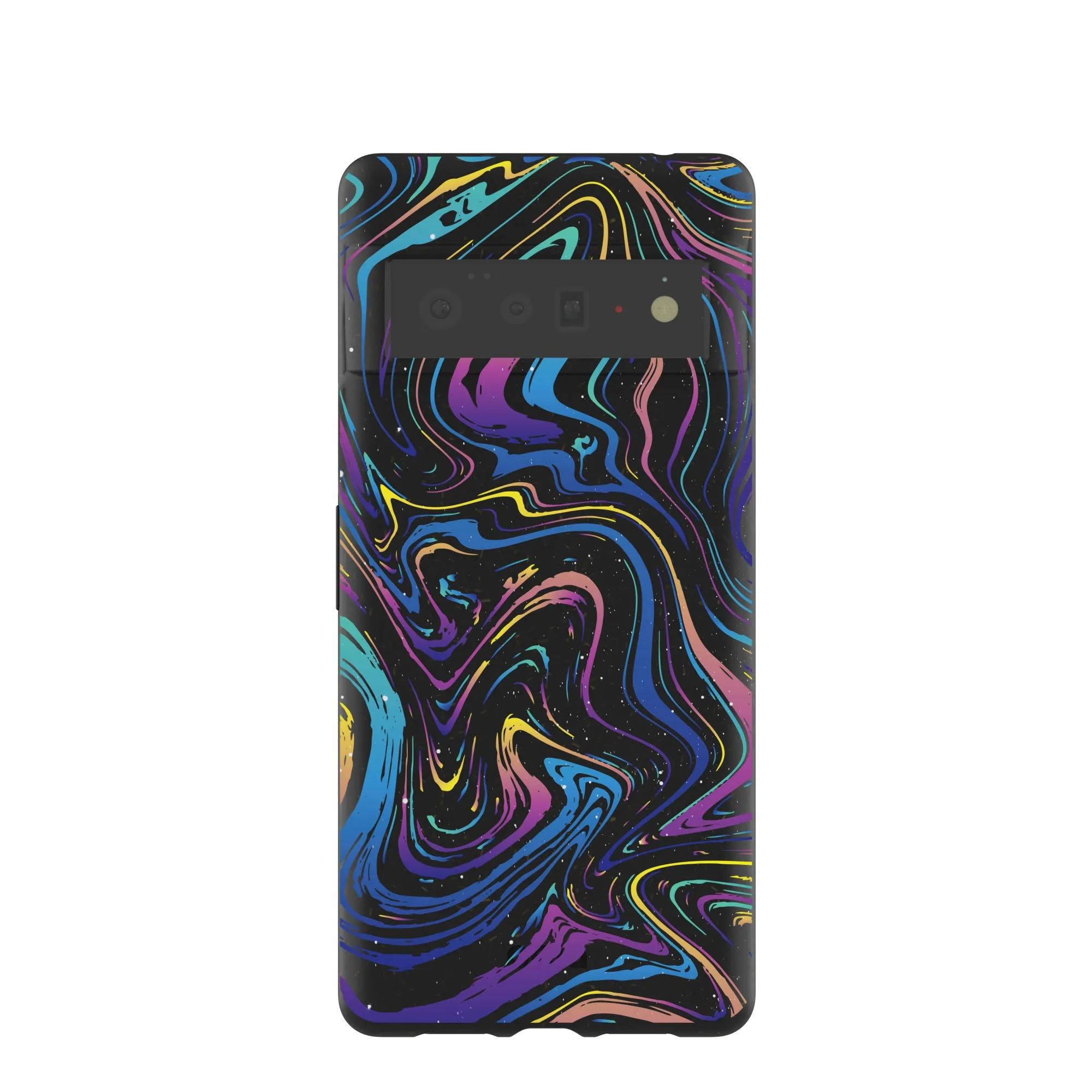 Black Galaxy Swirls Google Pixel 6 Pro Case