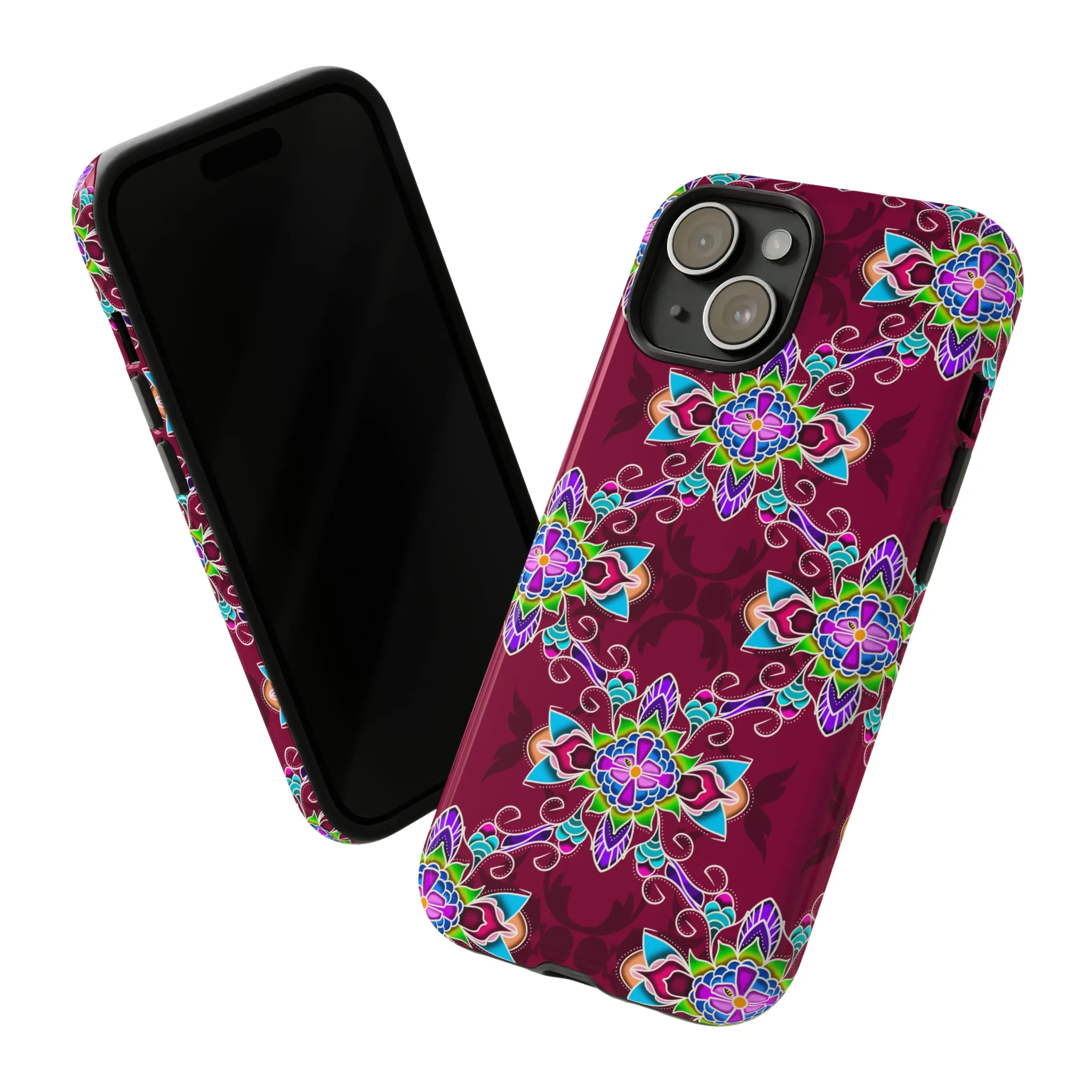 Blue Blossom iPhone Case (15 and 14 models)