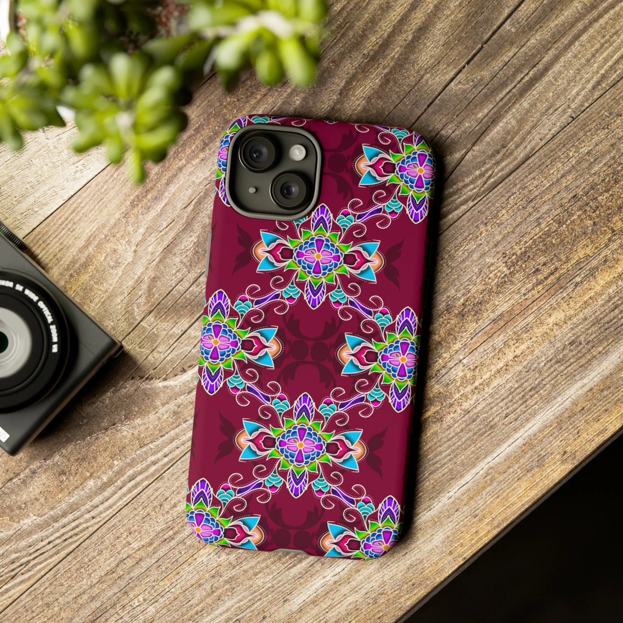 Blue Blossom iPhone Case (15 and 14 models)