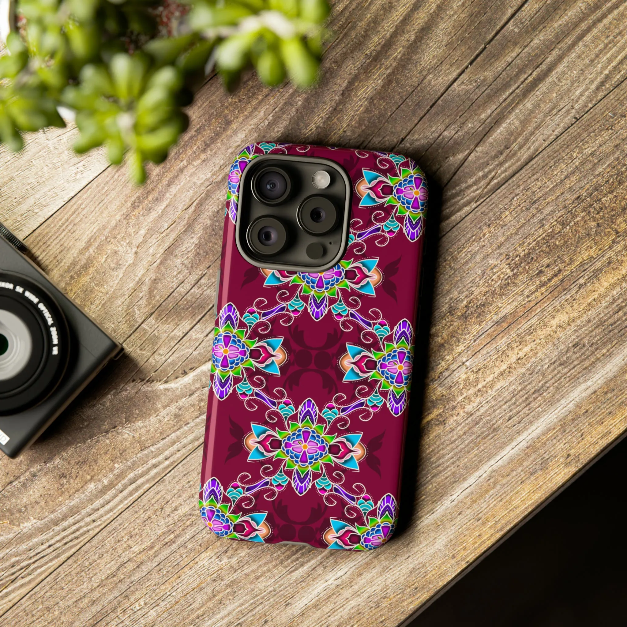 Blue Blossom iPhone Case (15 and 14 models)