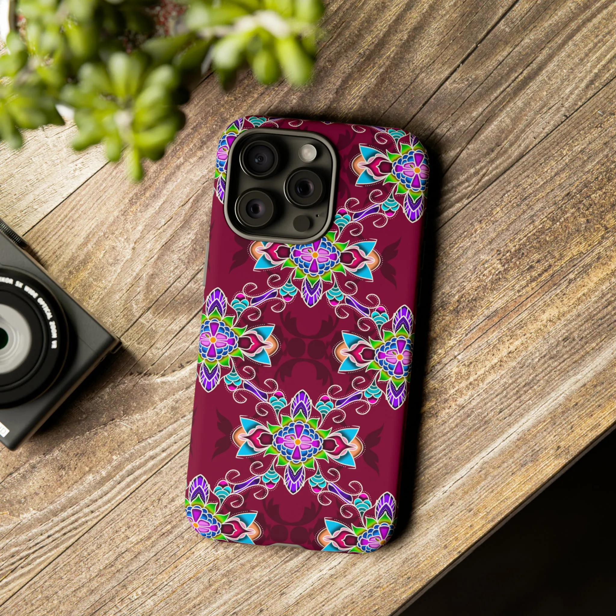 Blue Blossom iPhone Case (15 and 14 models)