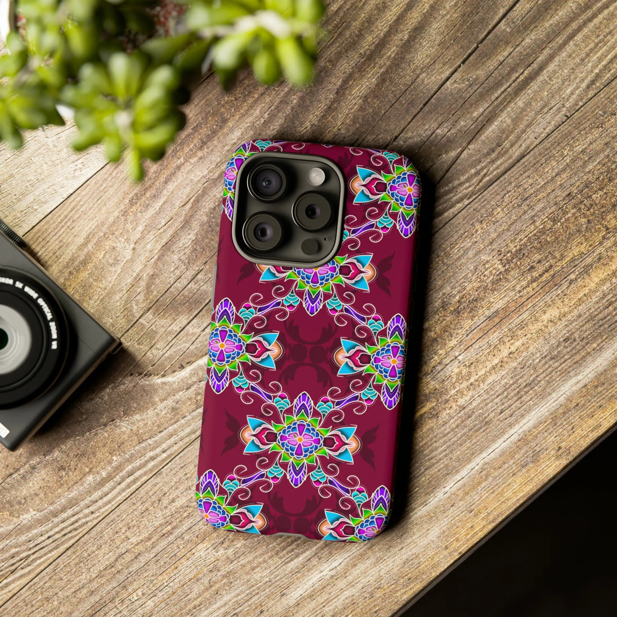 Blue Blossom iPhone Case (15 and 14 models)