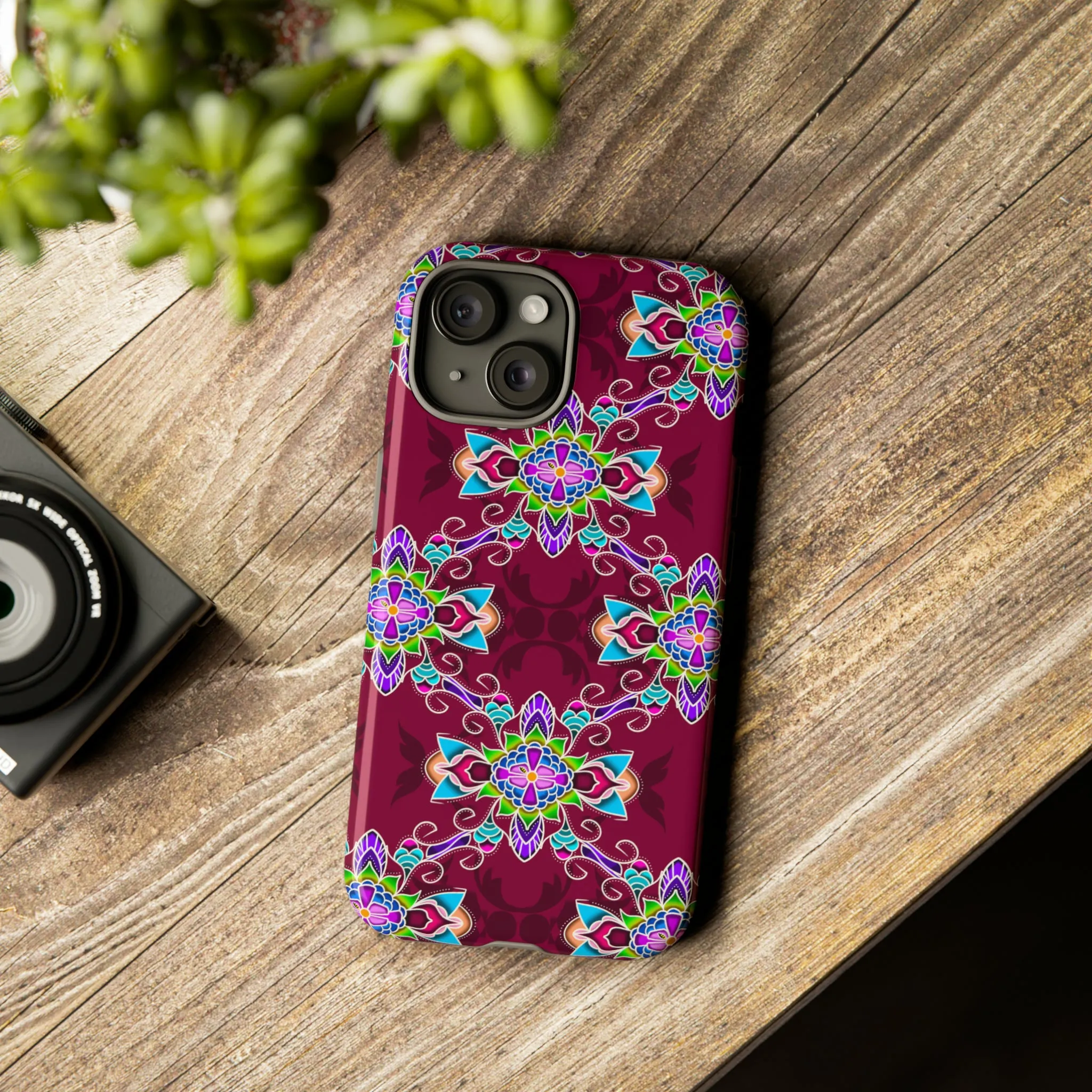 Blue Blossom iPhone Case (15 and 14 models)