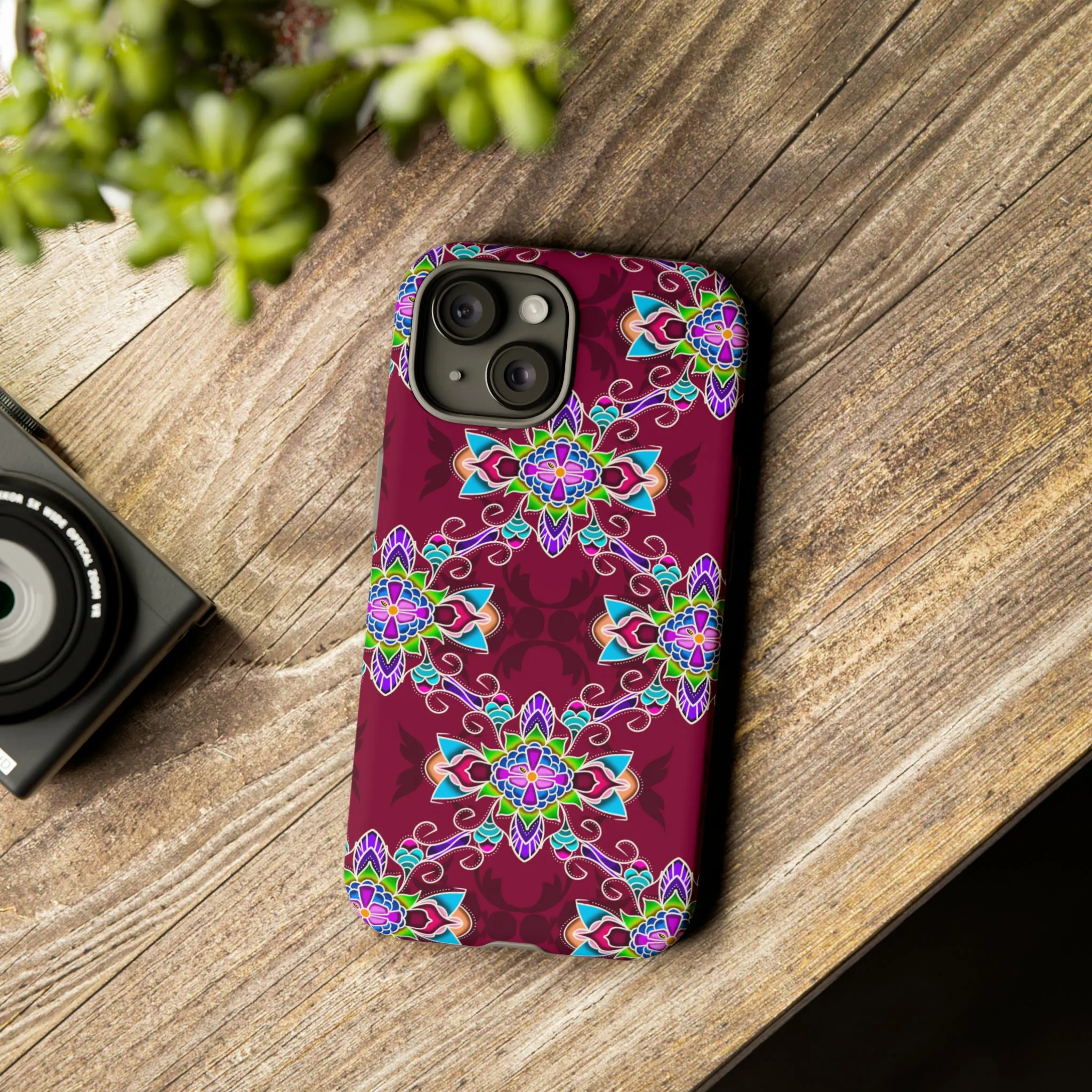 Blue Blossom iPhone Case (15 and 14 models)