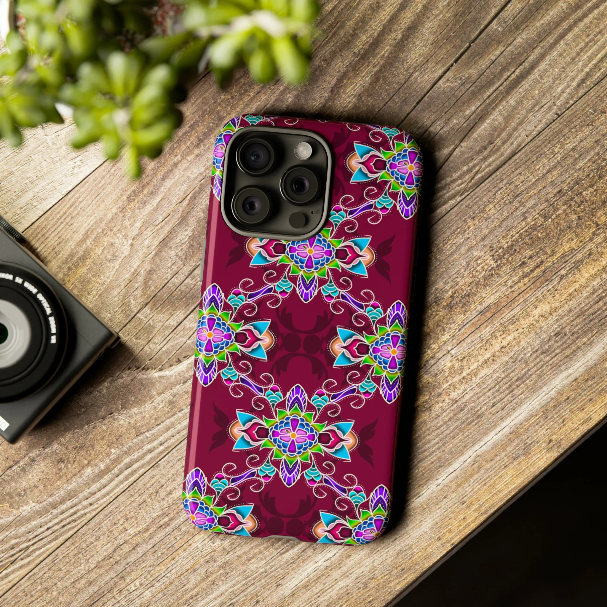 Blue Blossom iPhone Case (15 and 14 models)