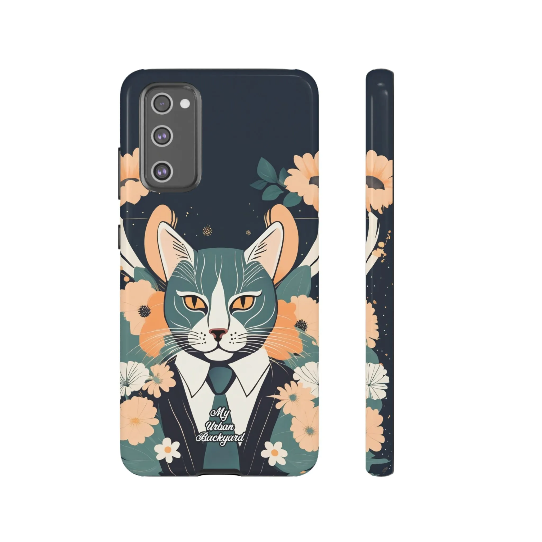 Blue Cat, Cell Phone Case - Apple, Samsung, or Google Pixel