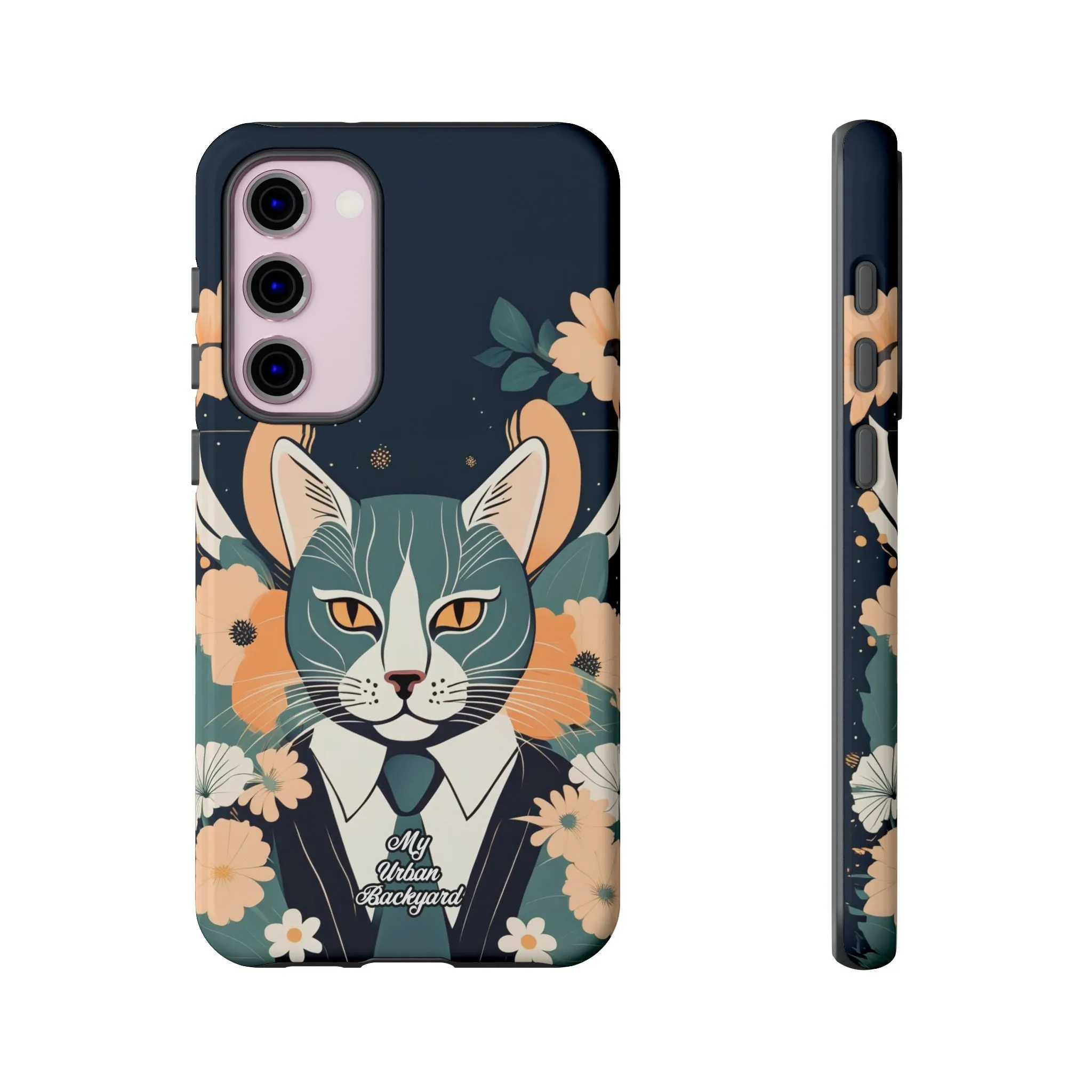 Blue Cat, Cell Phone Case - Apple, Samsung, or Google Pixel