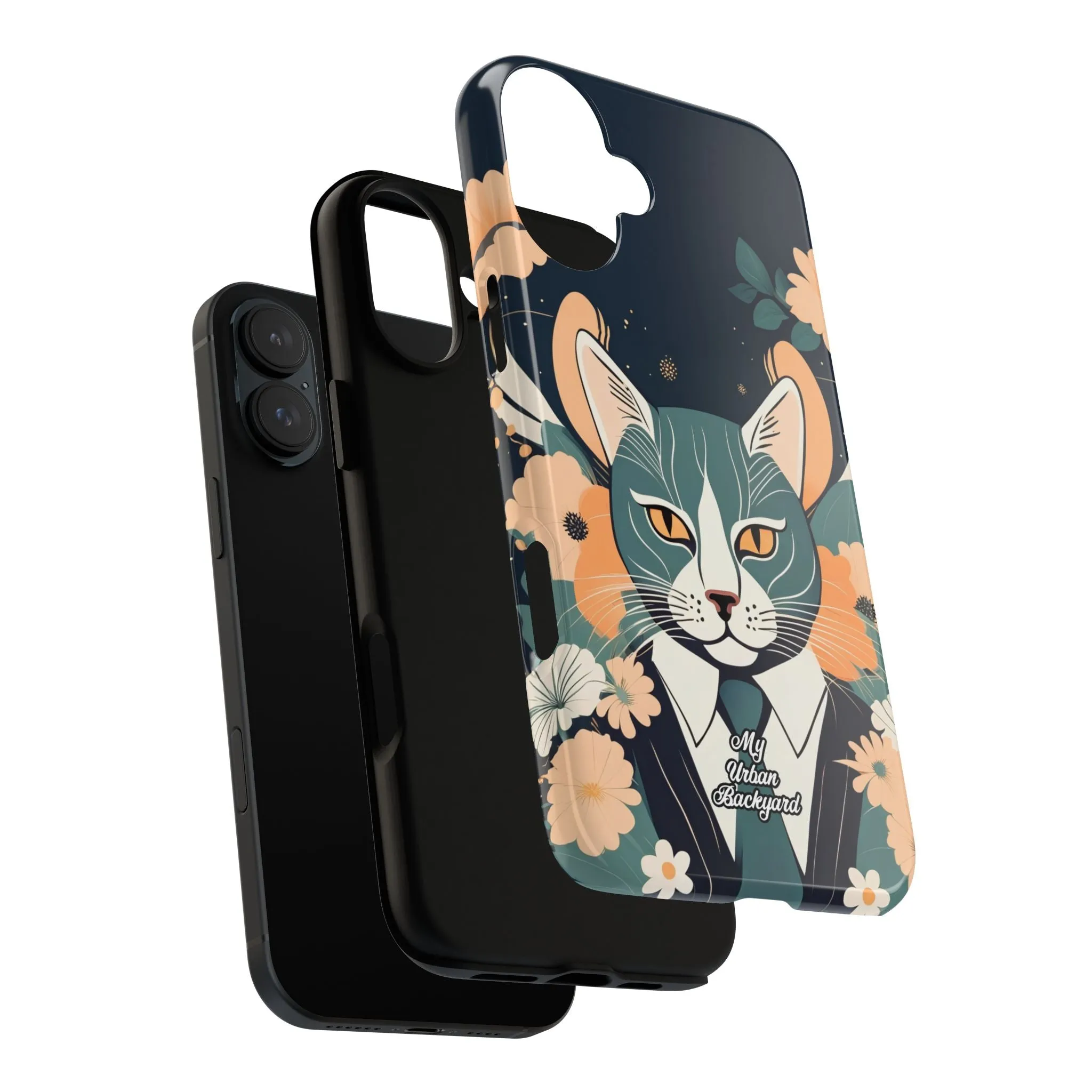 Blue Cat, Cell Phone Case - Apple, Samsung, or Google Pixel