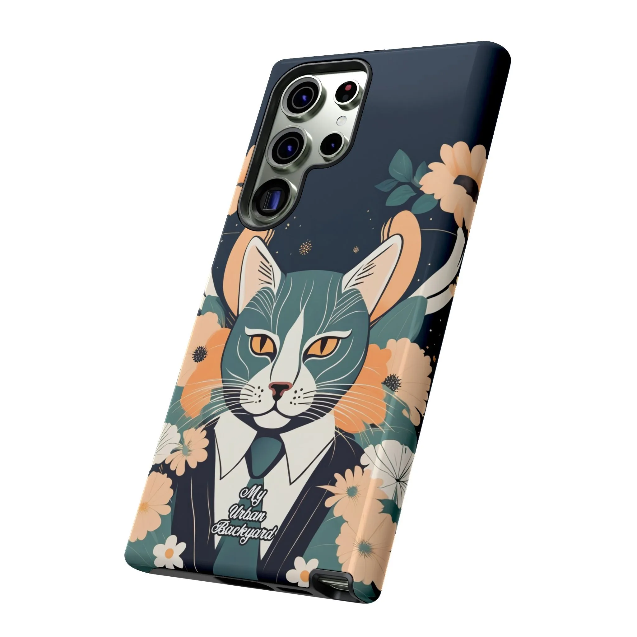 Blue Cat, Cell Phone Case - Apple, Samsung, or Google Pixel