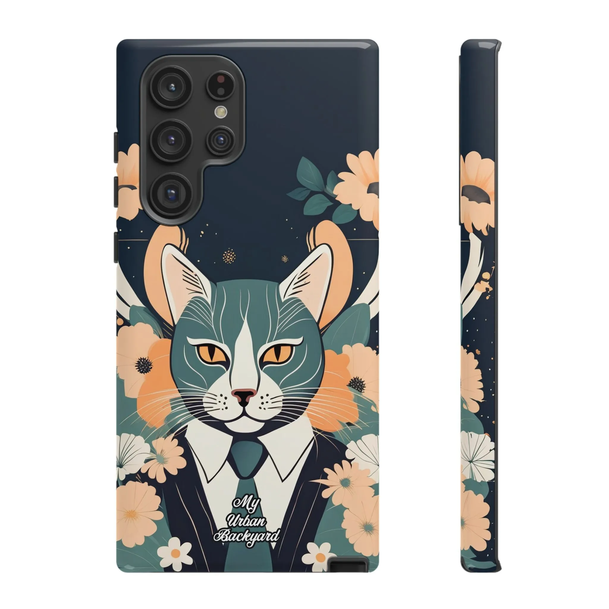 Blue Cat, Cell Phone Case - Apple, Samsung, or Google Pixel