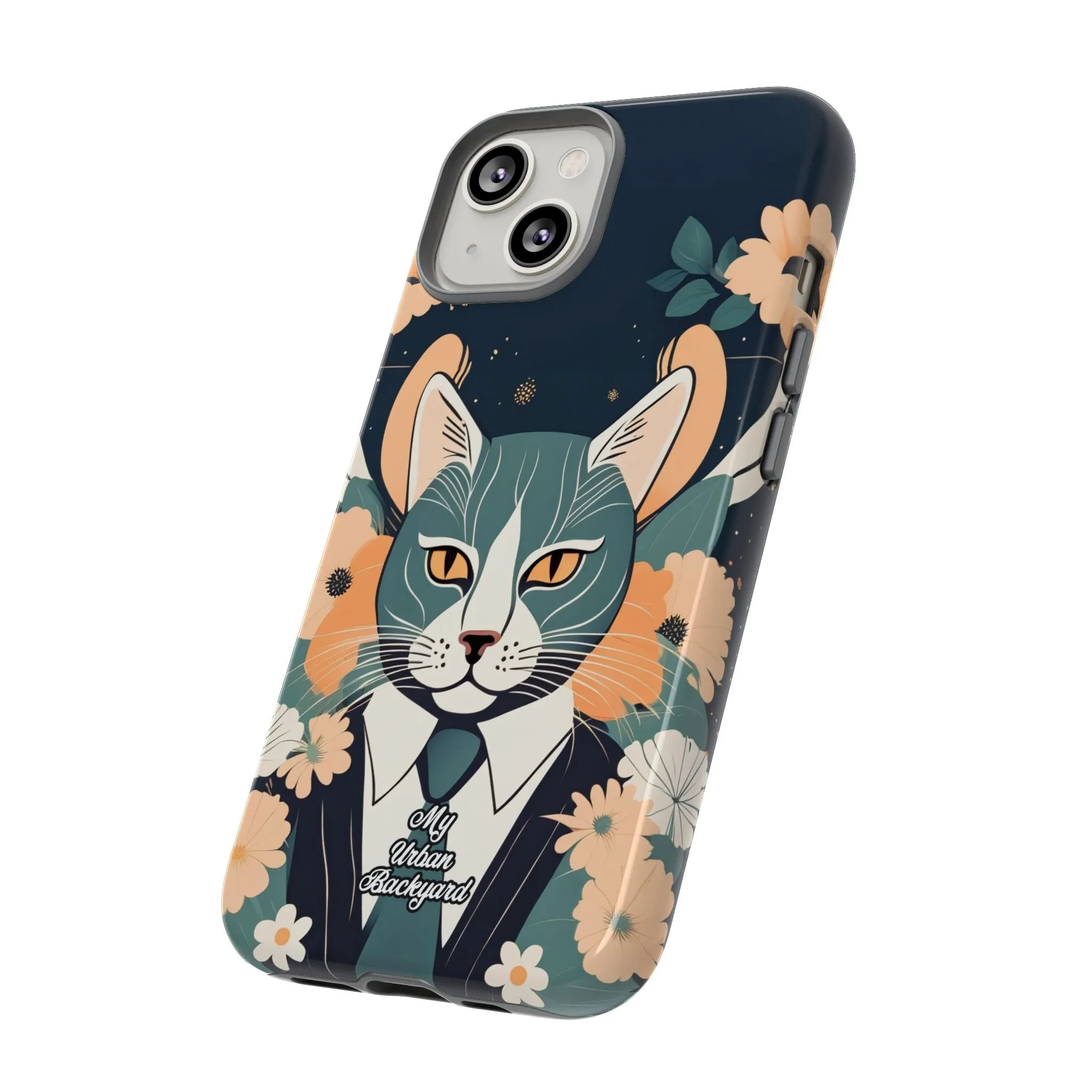 Blue Cat, Cell Phone Case - Apple, Samsung, or Google Pixel