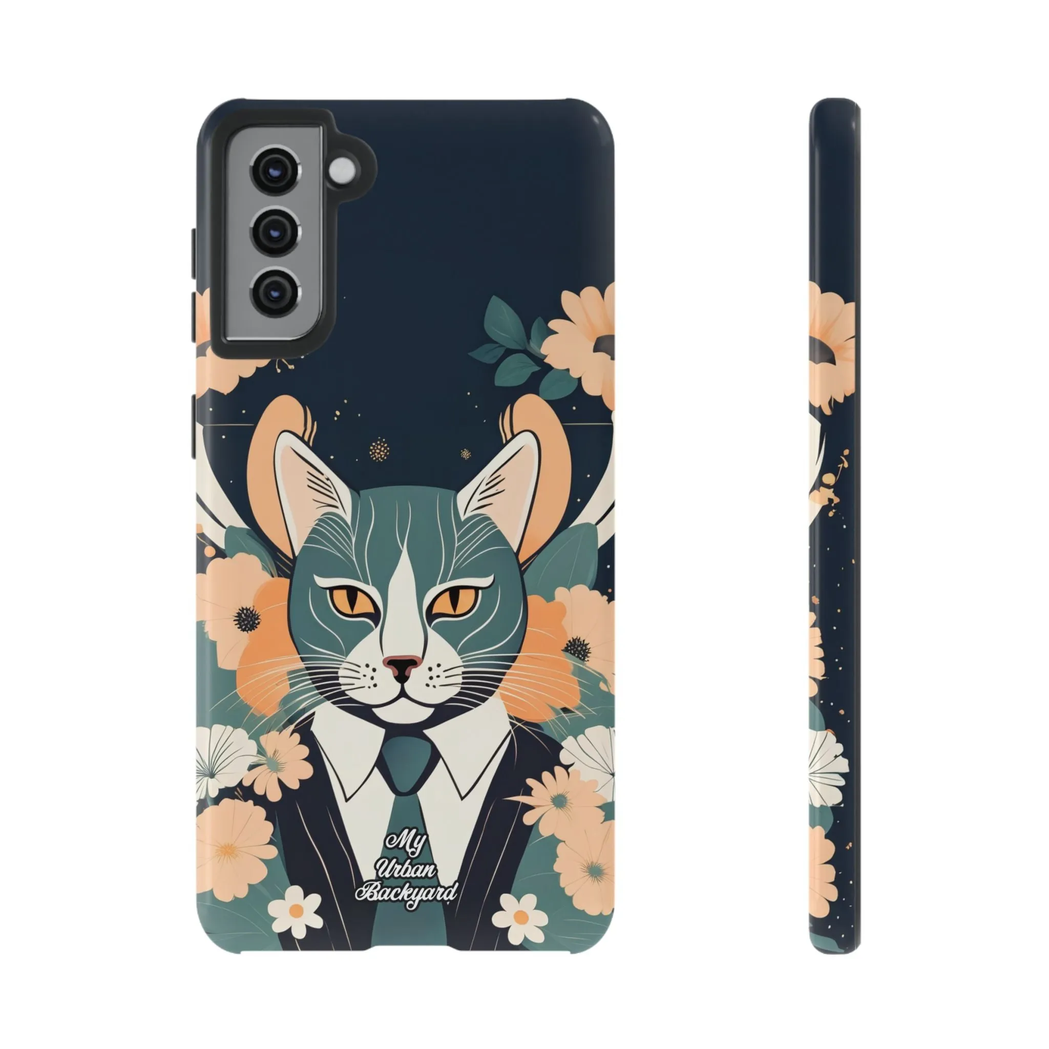 Blue Cat, Cell Phone Case - Apple, Samsung, or Google Pixel