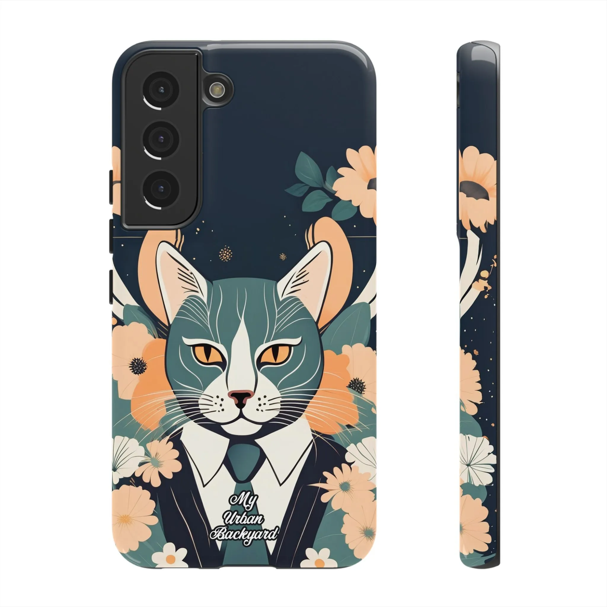 Blue Cat, Cell Phone Case - Apple, Samsung, or Google Pixel