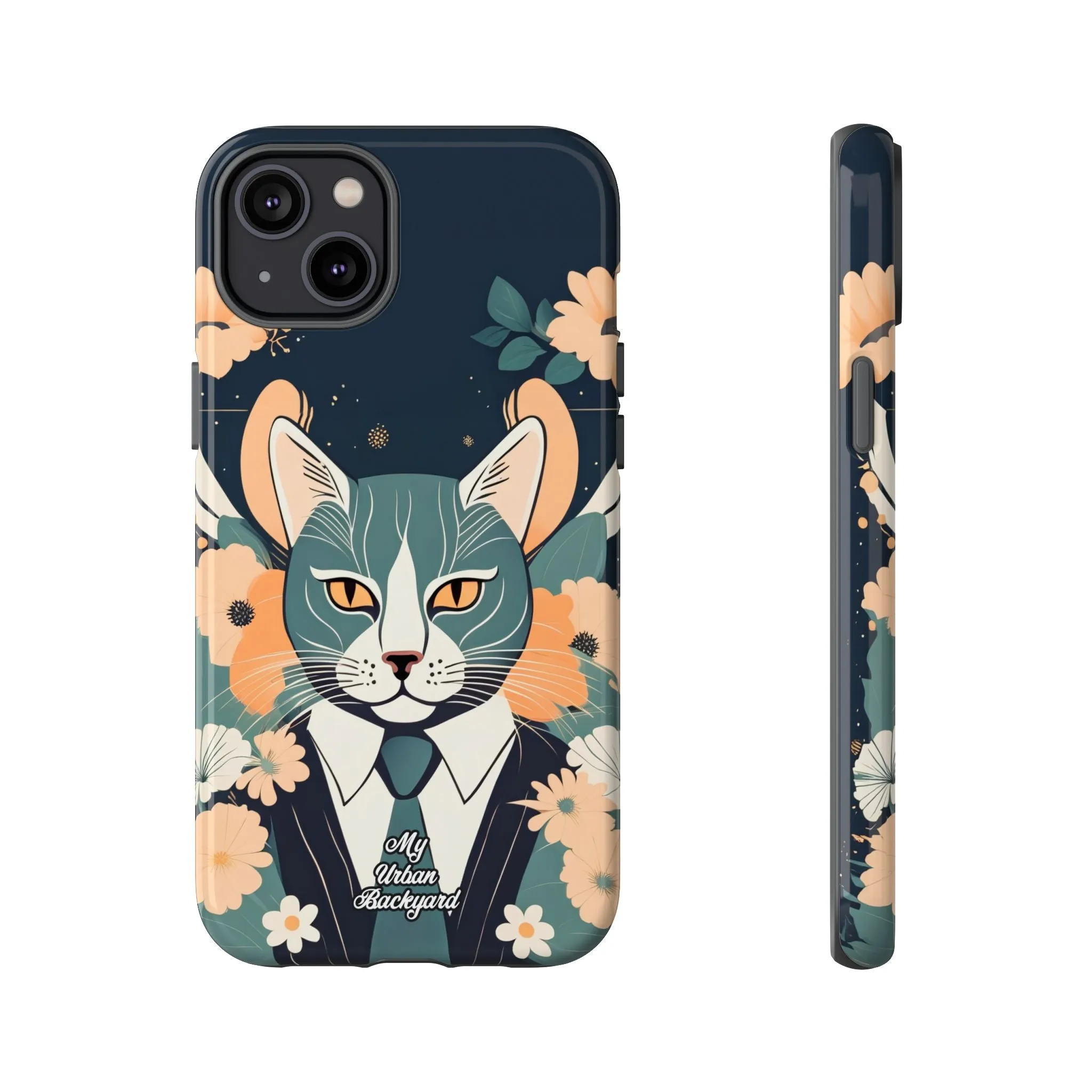 Blue Cat, Cell Phone Case - Apple, Samsung, or Google Pixel