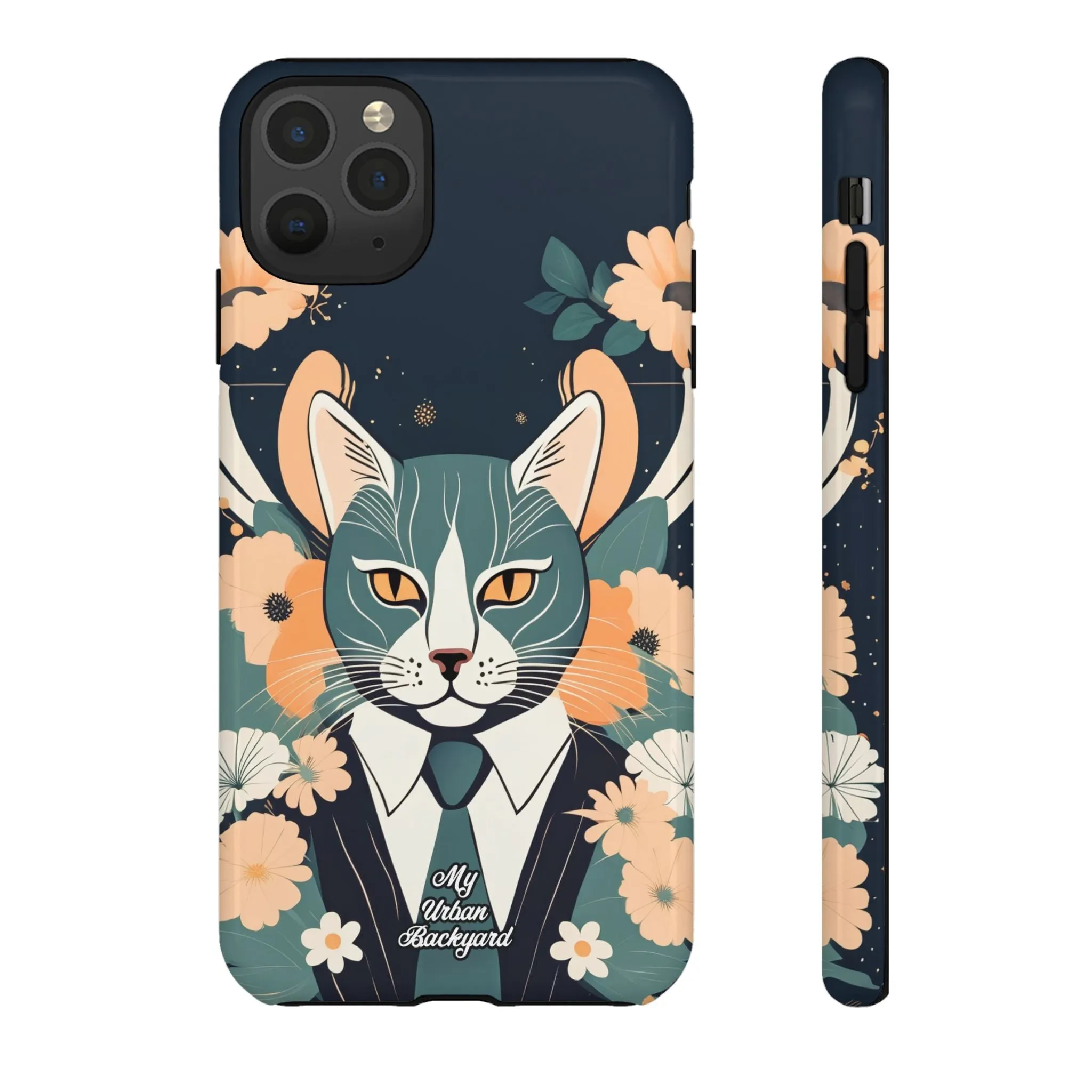 Blue Cat, Cell Phone Case - Apple, Samsung, or Google Pixel