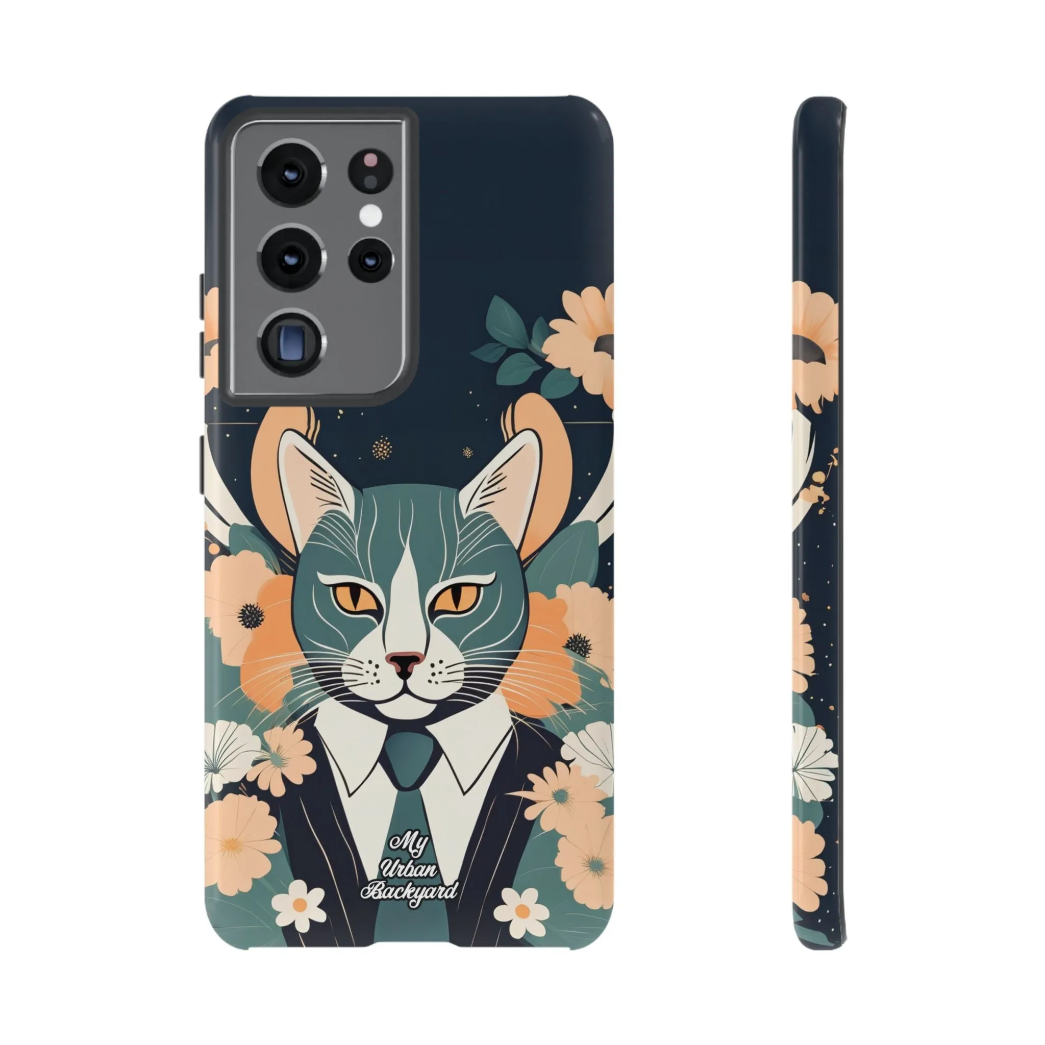 Blue Cat, Cell Phone Case - Apple, Samsung, or Google Pixel