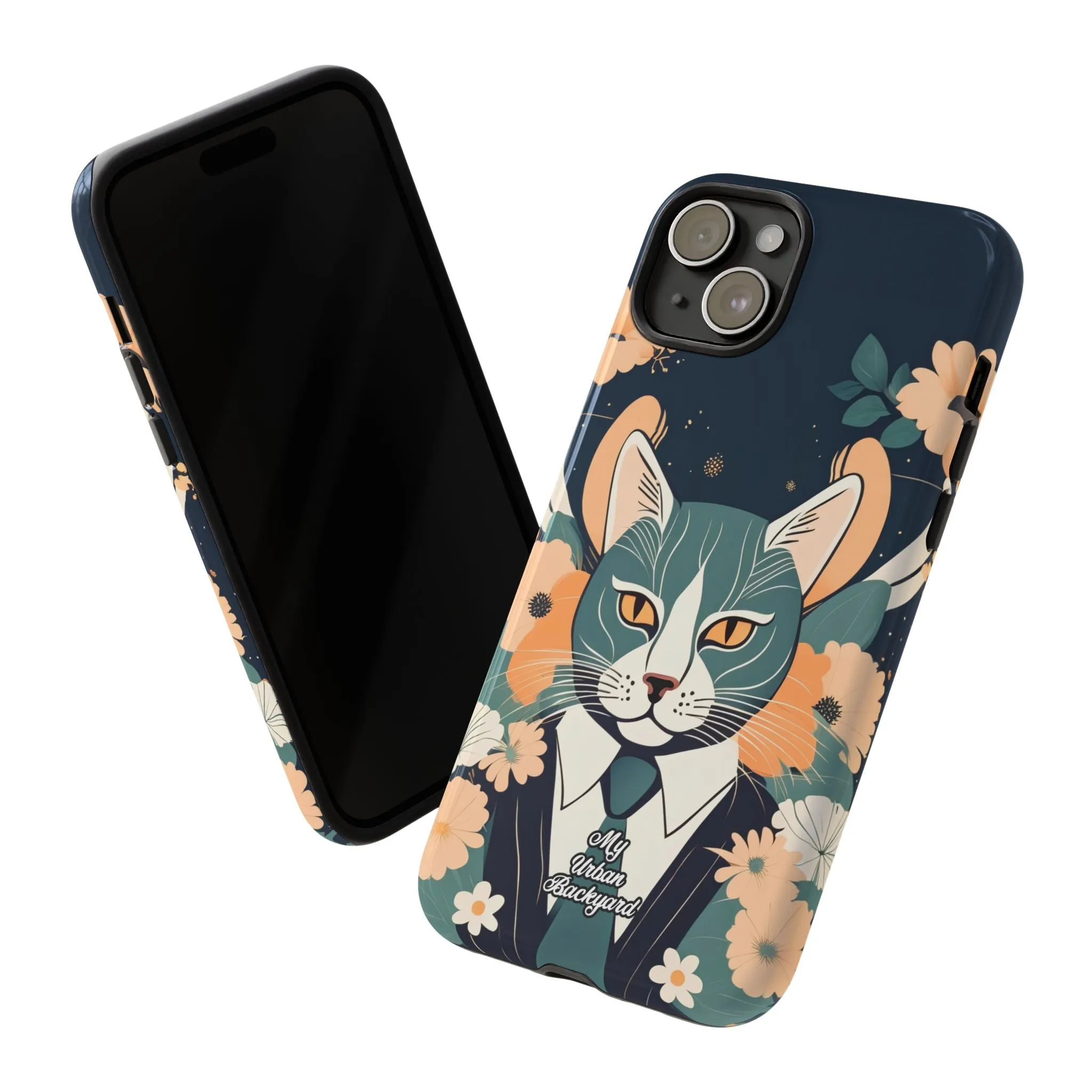 Blue Cat, Cell Phone Case - Apple, Samsung, or Google Pixel